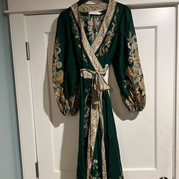 ZIMMERMANN
Devi printed cotton wrap dress - US 12 - Picture 13 of 15